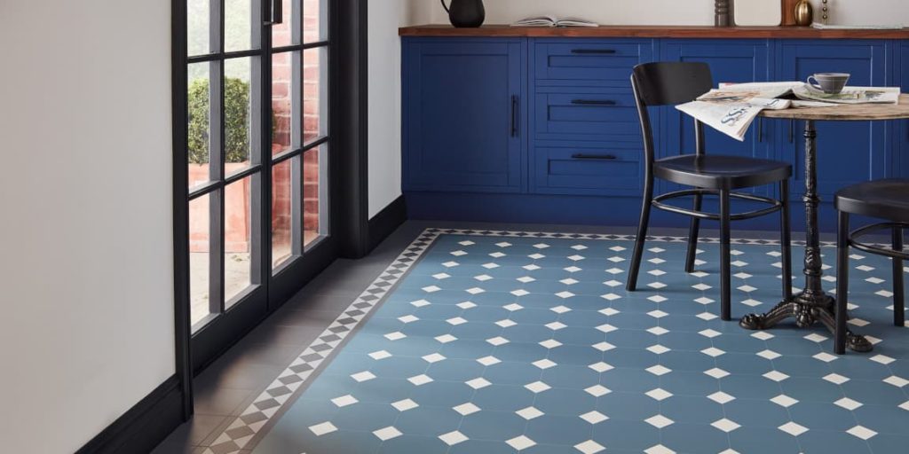 kitchen karndean tiles striking effect